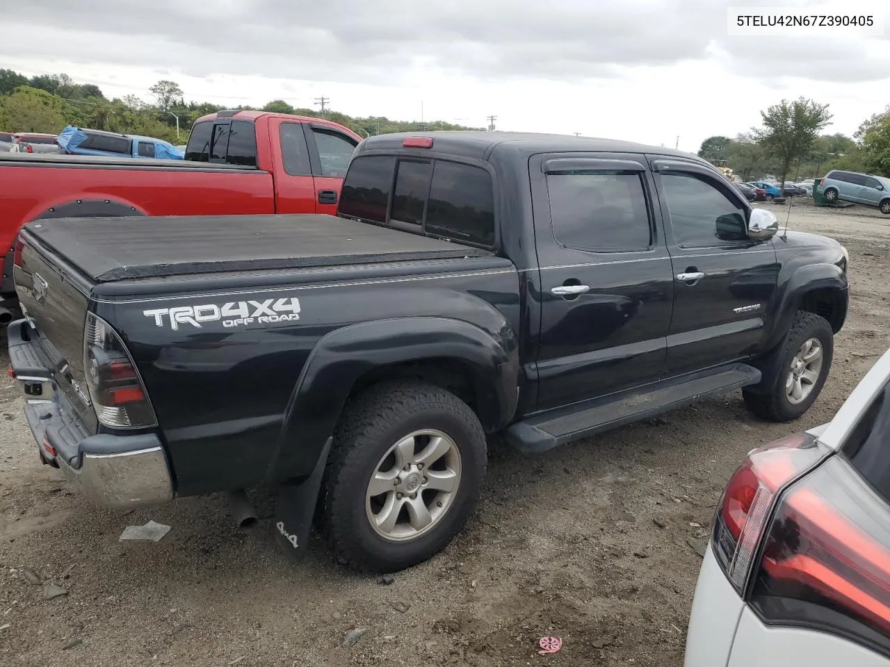 2007 Toyota Tacoma Double Cab VIN: 5TELU42N67Z390405 Lot: 72471774