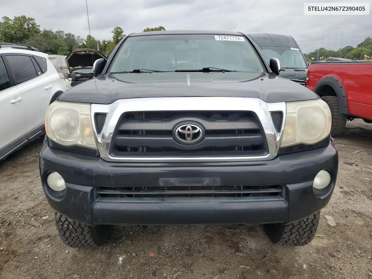 2007 Toyota Tacoma Double Cab VIN: 5TELU42N67Z390405 Lot: 72471774