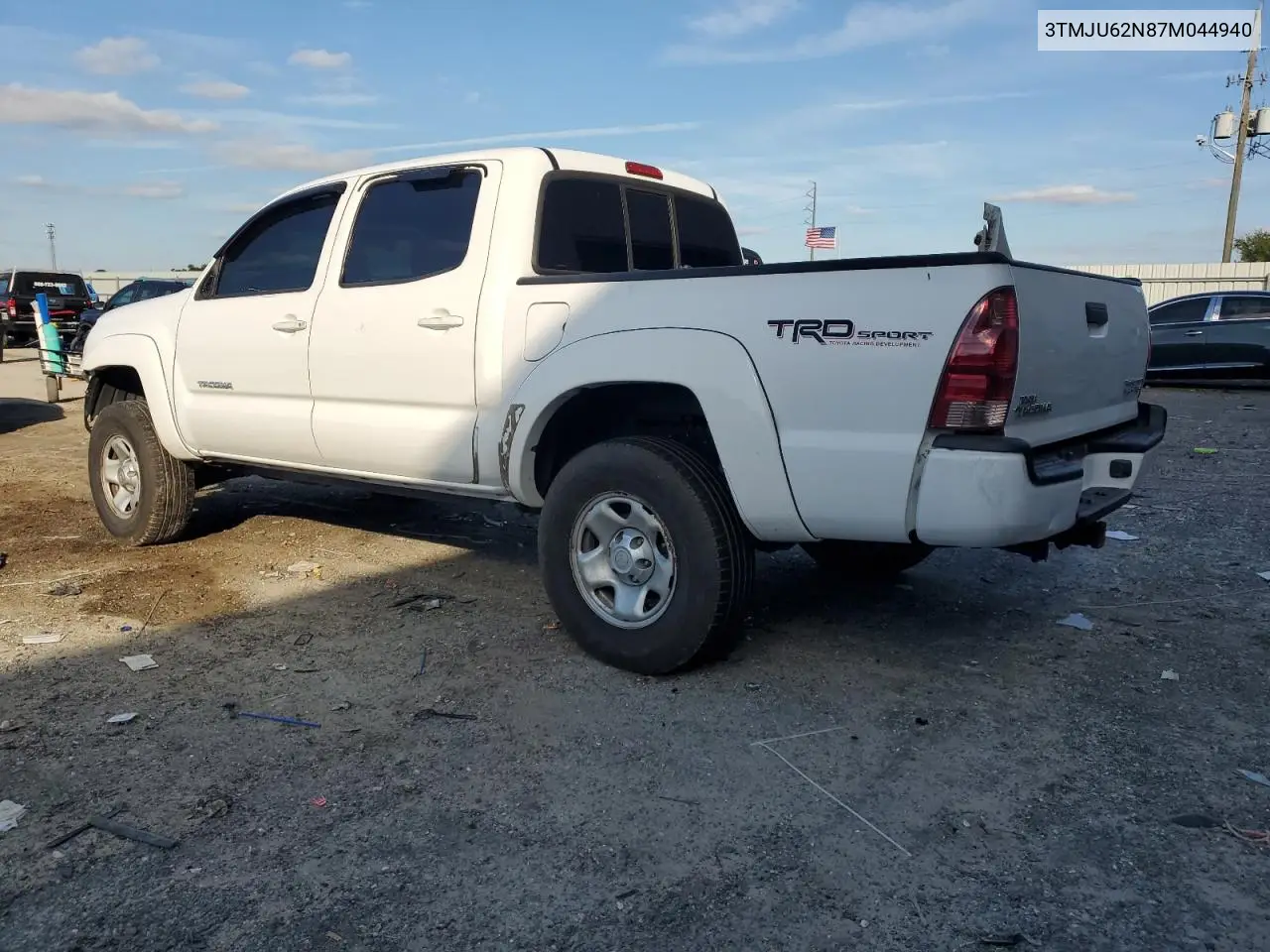 3TMJU62N87M044940 2007 Toyota Tacoma Double Cab Prerunner