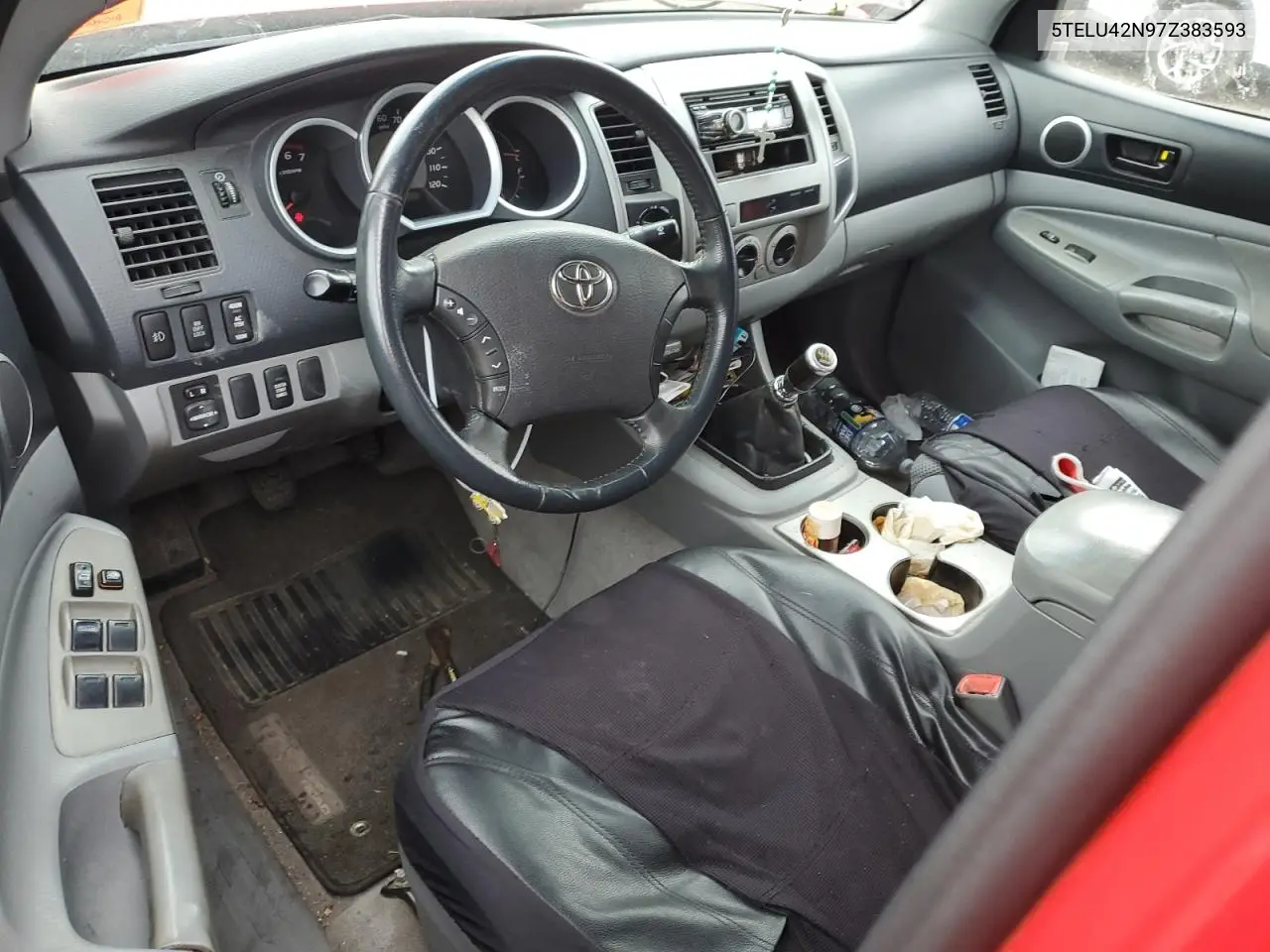 5TELU42N97Z383593 2007 Toyota Tacoma Double Cab