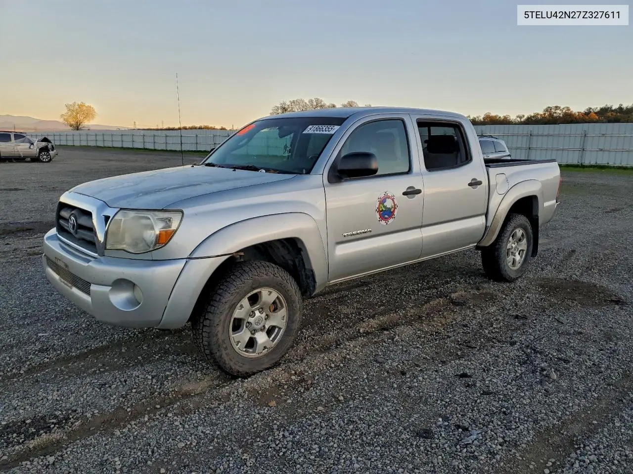 5TELU42N27Z327611 2007 Toyota Tacoma Double Cab