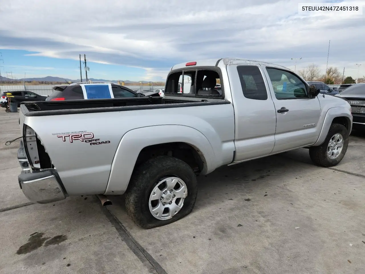 5TEUU42N47Z451318 2007 Toyota Tacoma Access Cab