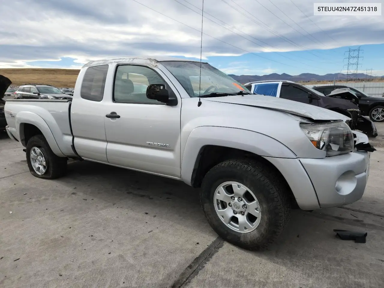 5TEUU42N47Z451318 2007 Toyota Tacoma Access Cab