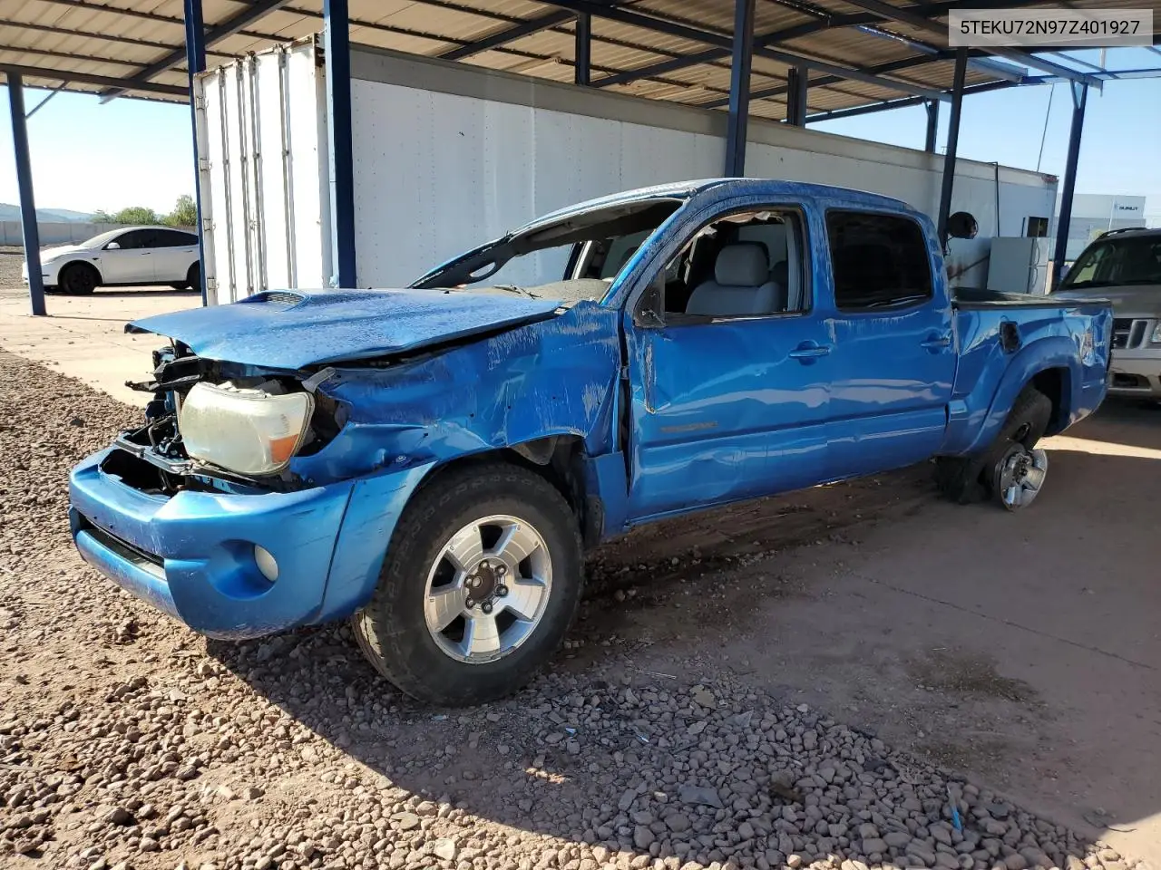 5TEKU72N97Z401927 2007 Toyota Tacoma Double Cab Prerunner Long Bed