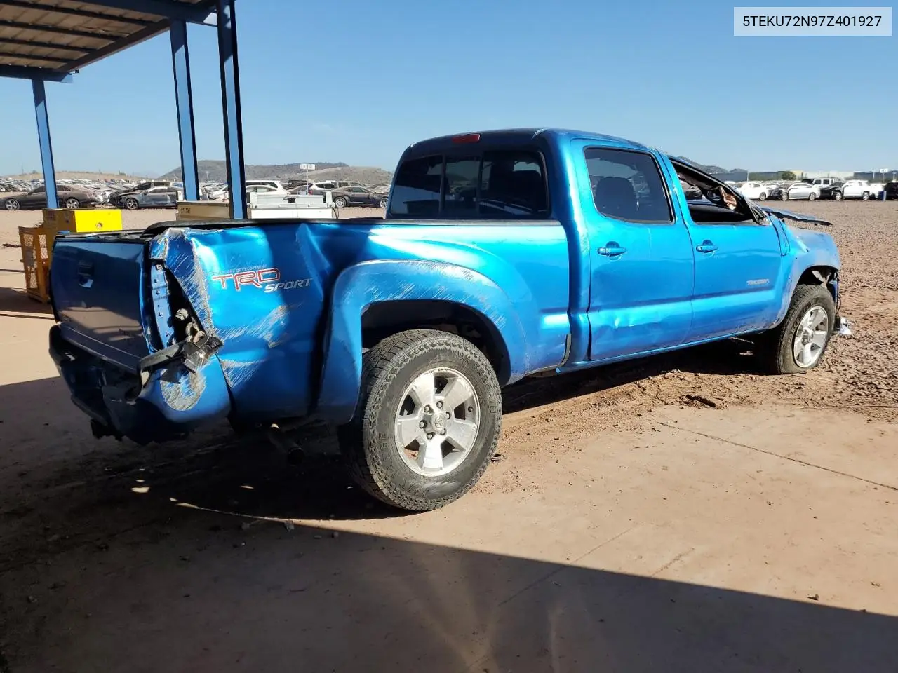 5TEKU72N97Z401927 2007 Toyota Tacoma Double Cab Prerunner Long Bed