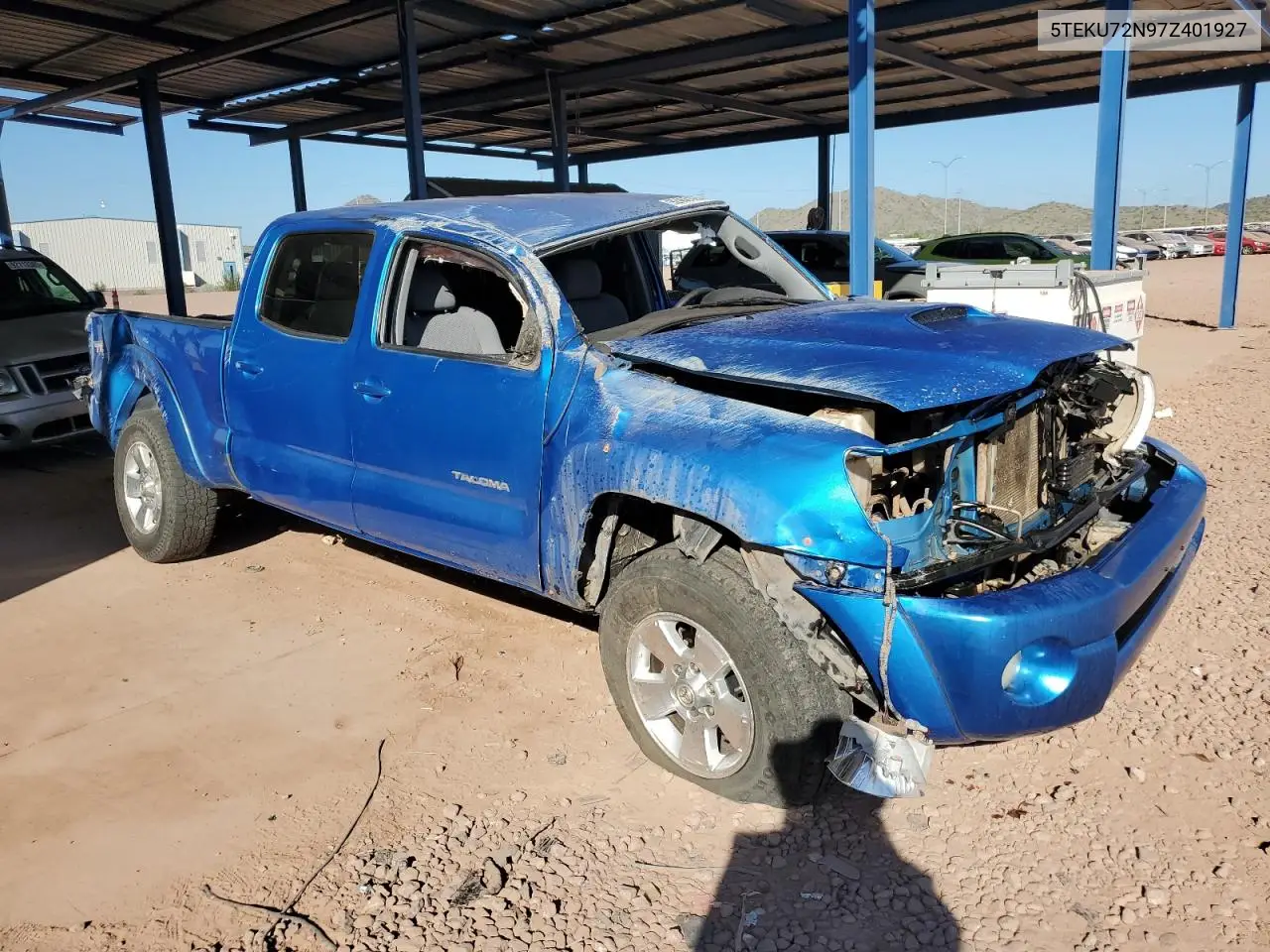 5TEKU72N97Z401927 2007 Toyota Tacoma Double Cab Prerunner Long Bed