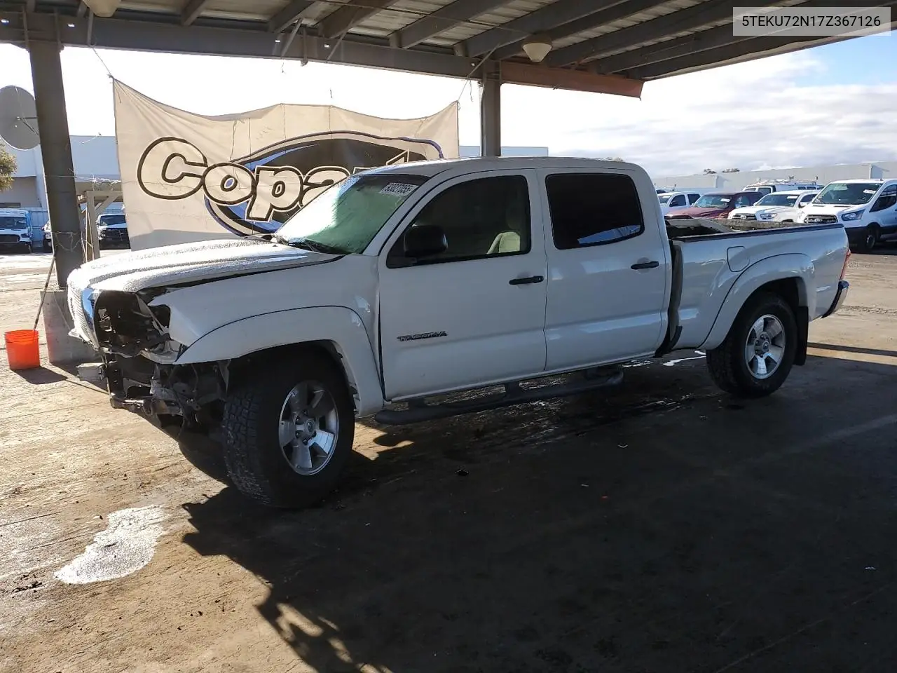5TEKU72N17Z367126 2007 Toyota Tacoma Double Cab Prerunner Long Bed