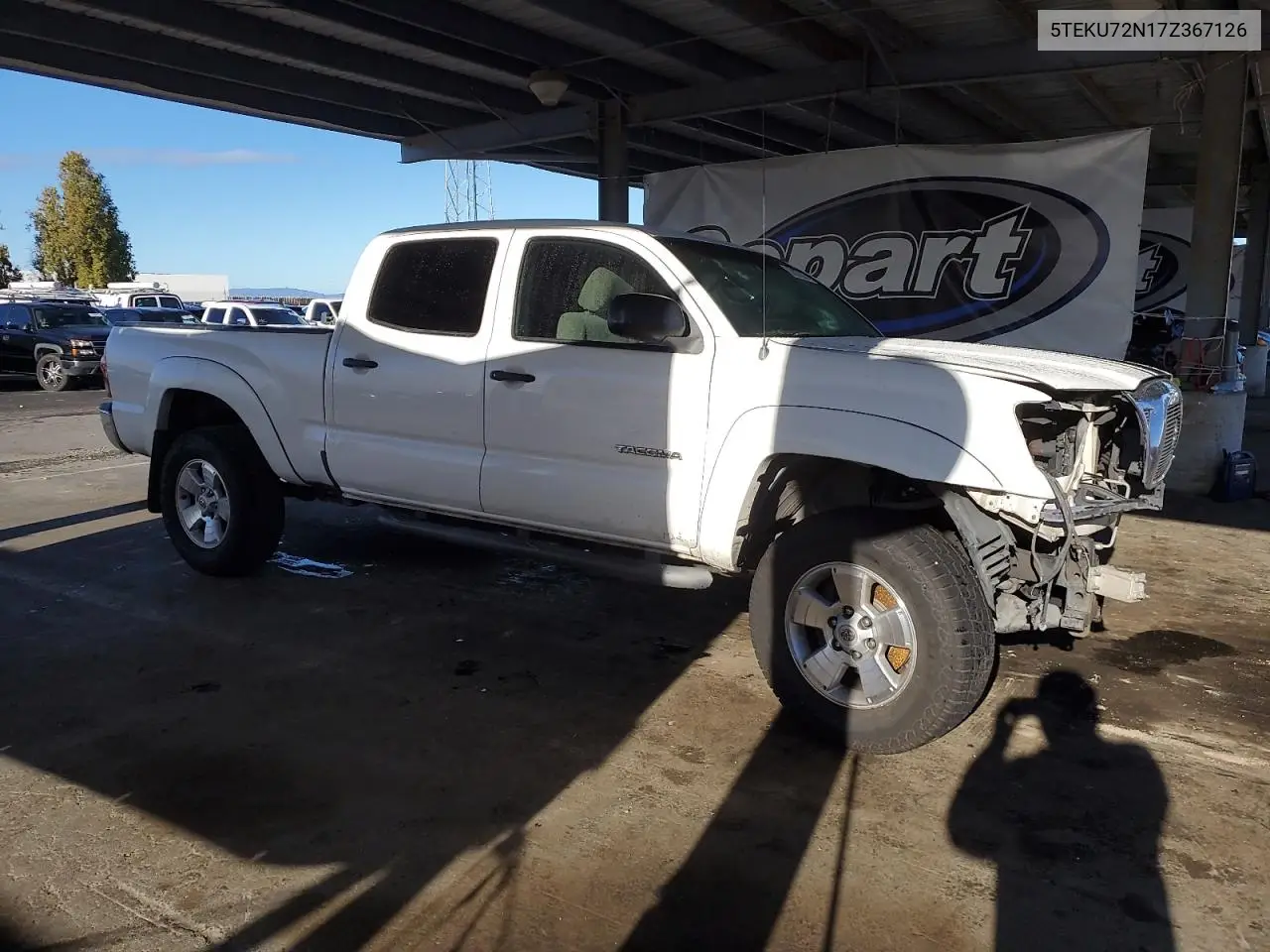 5TEKU72N17Z367126 2007 Toyota Tacoma Double Cab Prerunner Long Bed