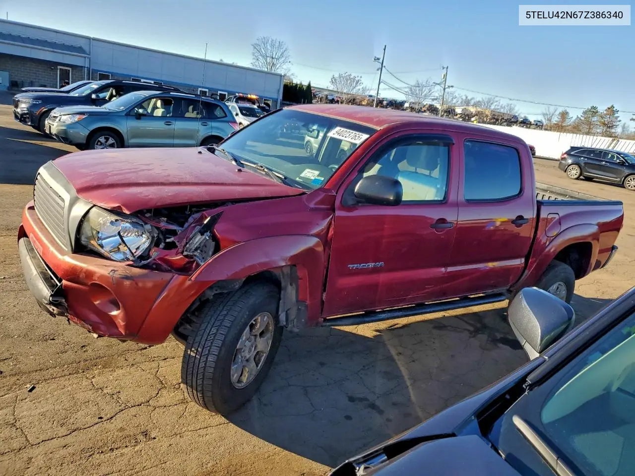 5TELU42N67Z386340 2007 Toyota Tacoma Double Cab