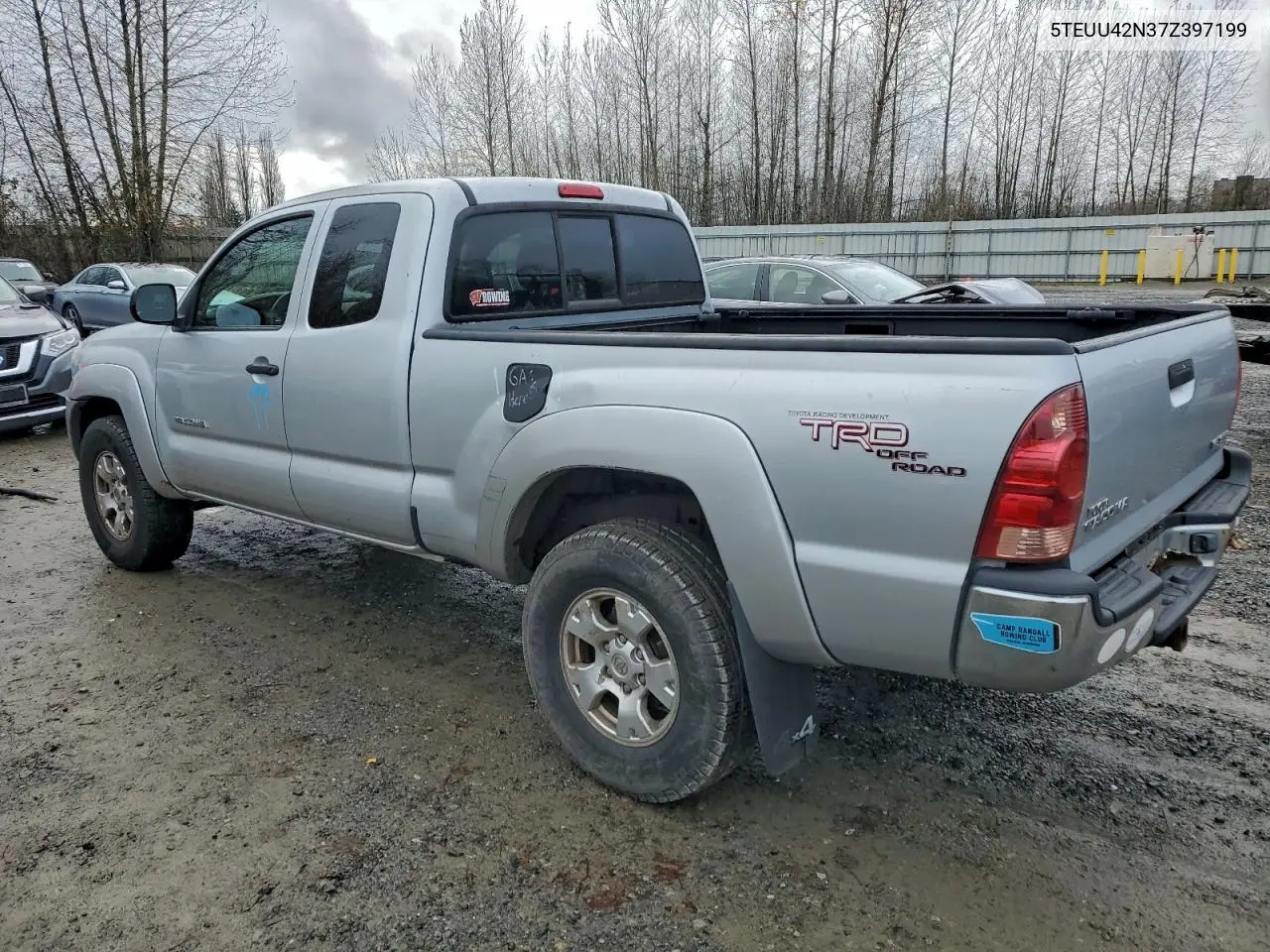 5TEUU42N37Z397199 2007 Toyota Tacoma Access Cab