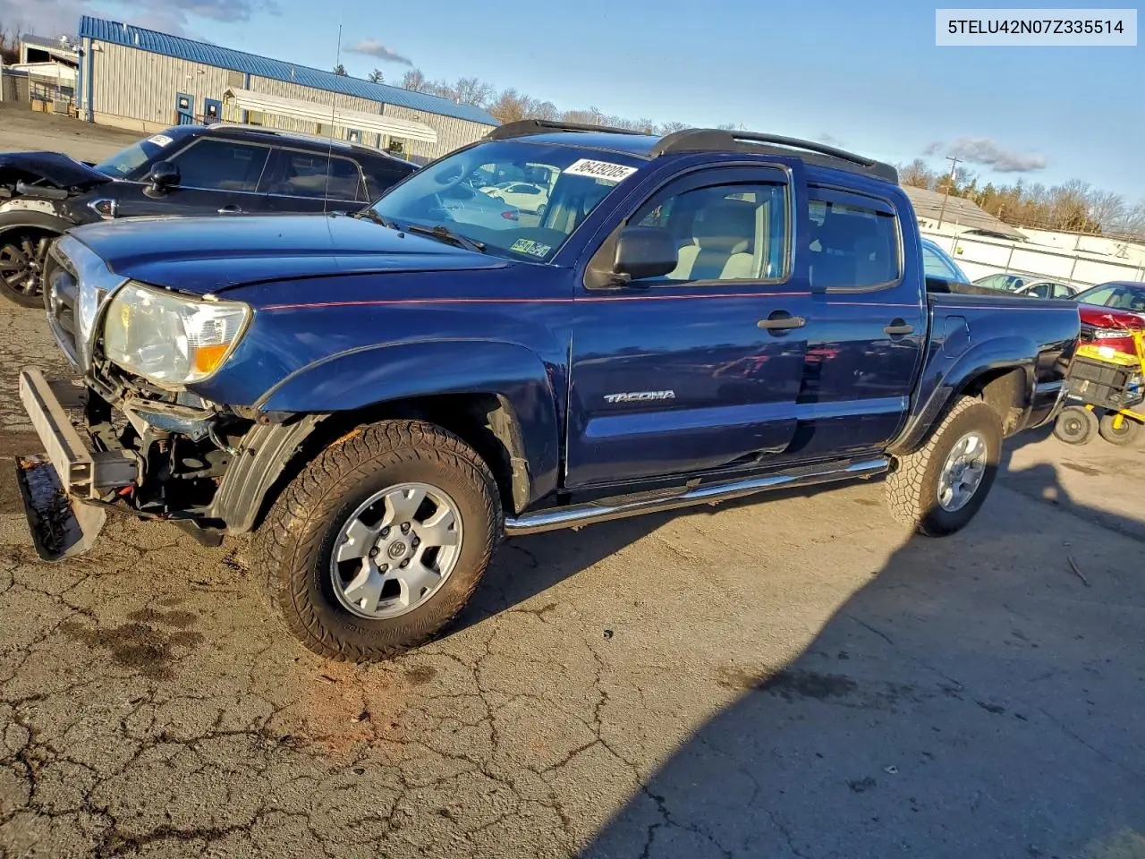 5TELU42N07Z335514 2007 Toyota Tacoma Double Cab