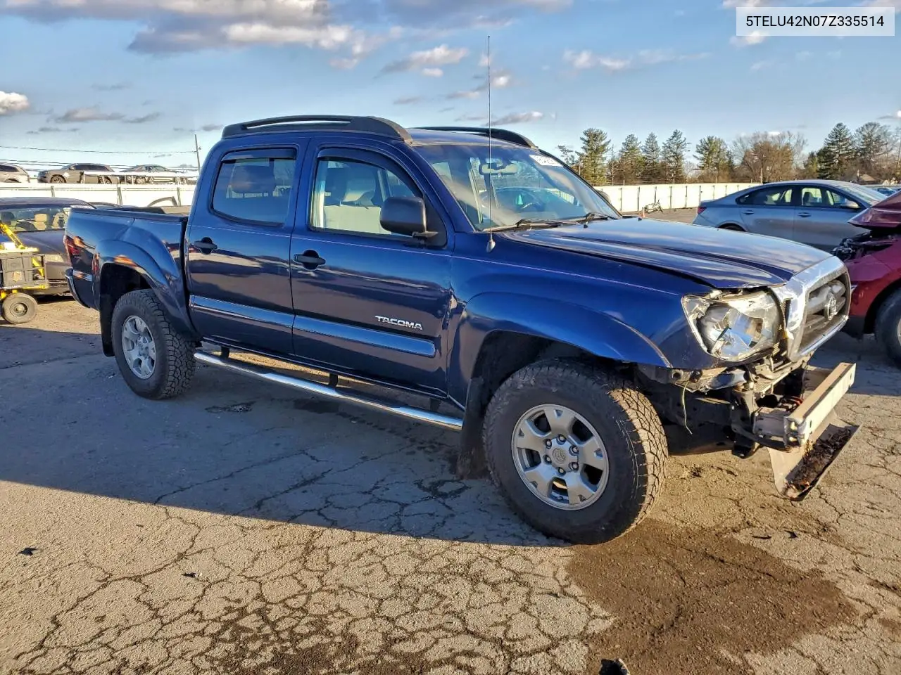 5TELU42N07Z335514 2007 Toyota Tacoma Double Cab