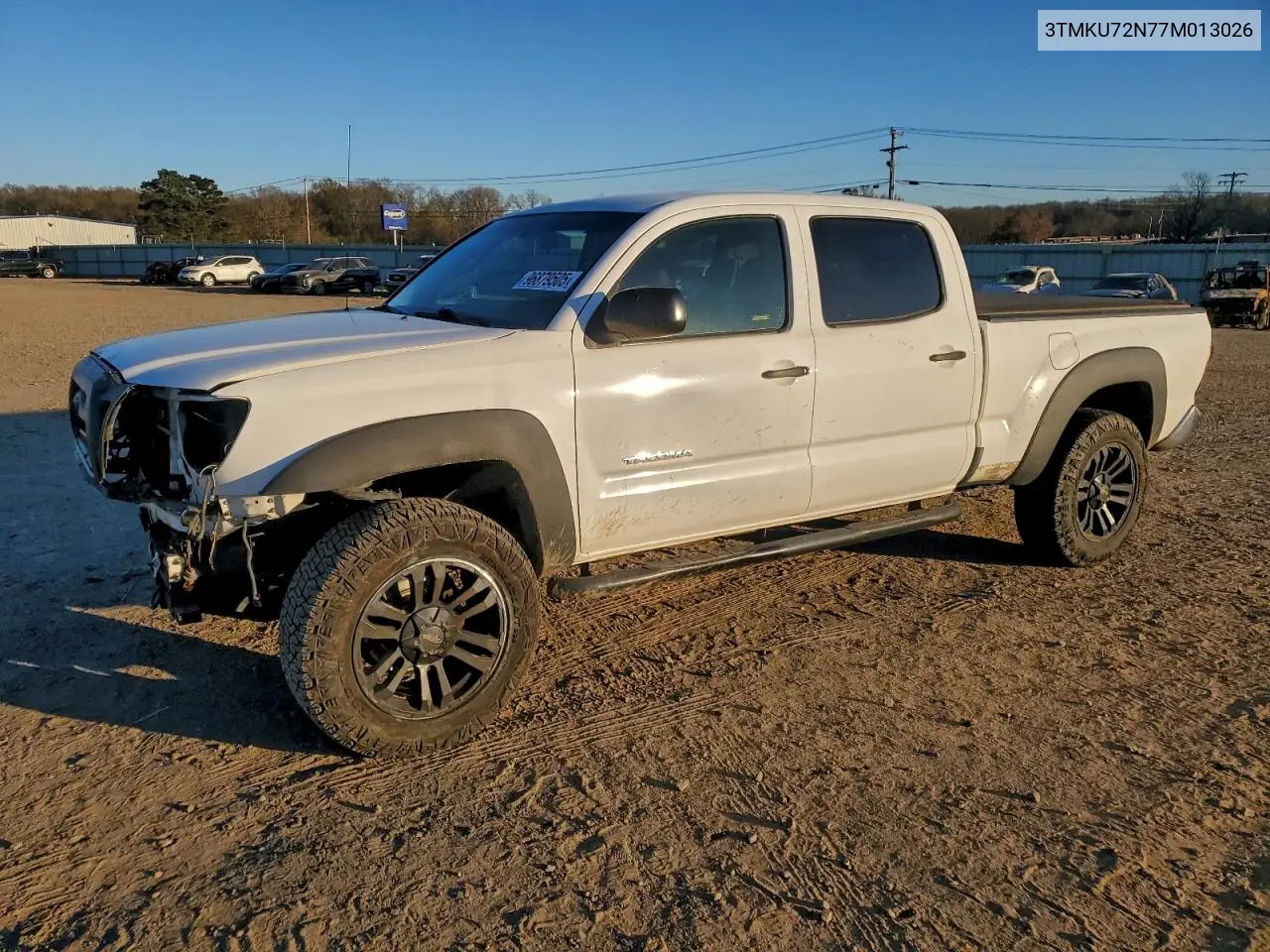 3TMKU72N77M013026 2007 Toyota Tacoma Double Cab Prerunner Long Bed