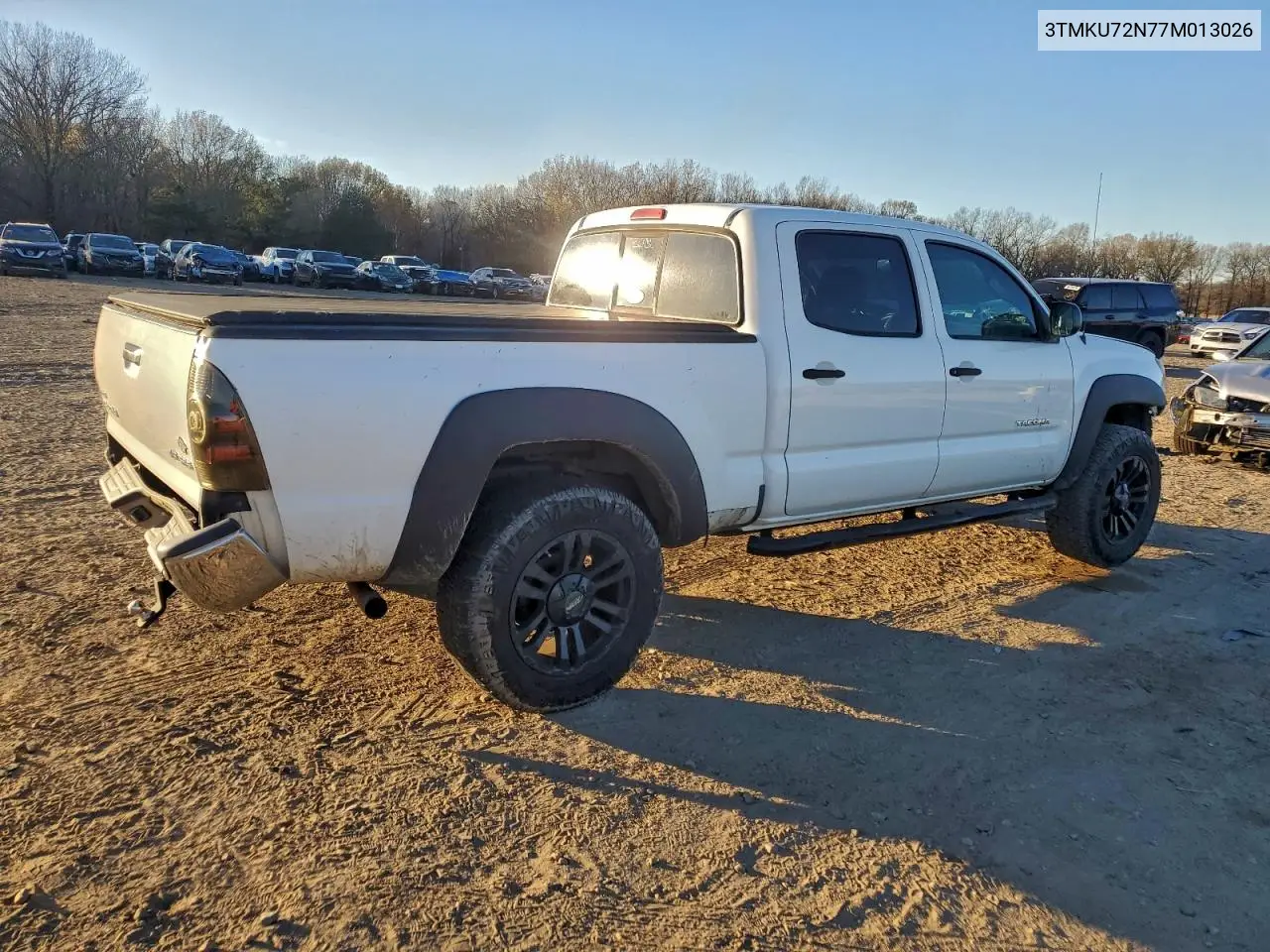 3TMKU72N77M013026 2007 Toyota Tacoma Double Cab Prerunner Long Bed