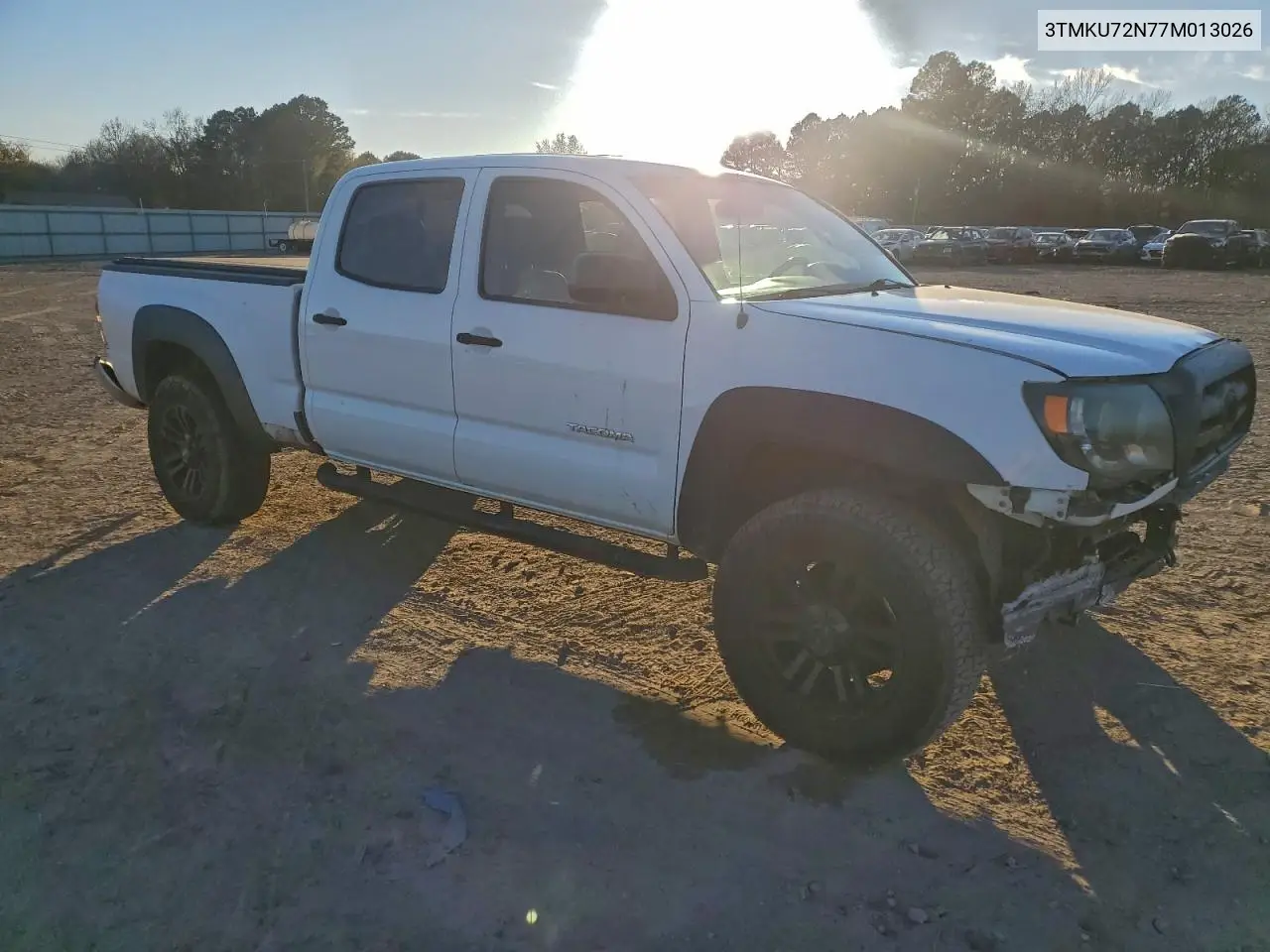 3TMKU72N77M013026 2007 Toyota Tacoma Double Cab Prerunner Long Bed