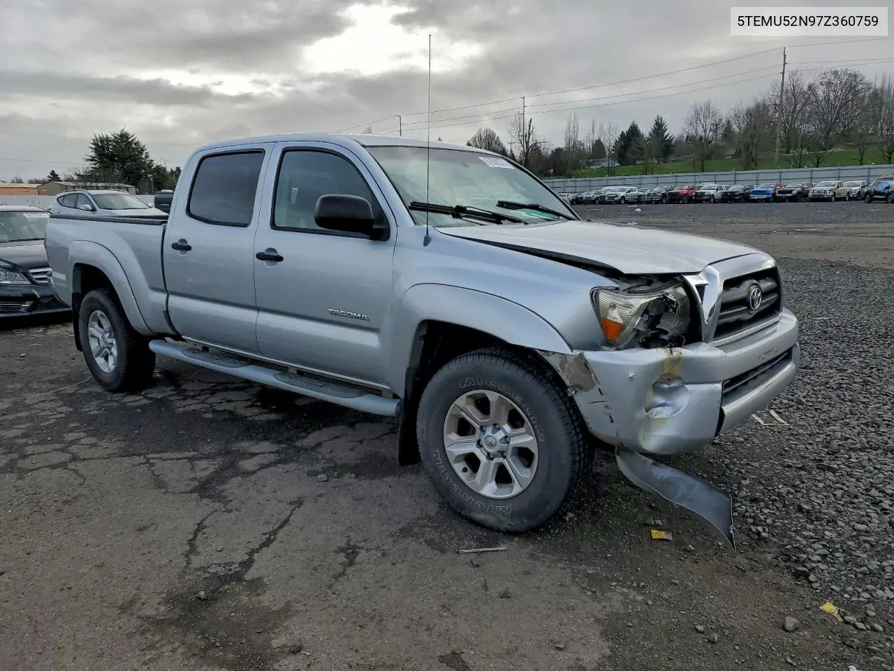 5TEMU52N97Z360759 2007 Toyota Tacoma Double Cab Long Bed