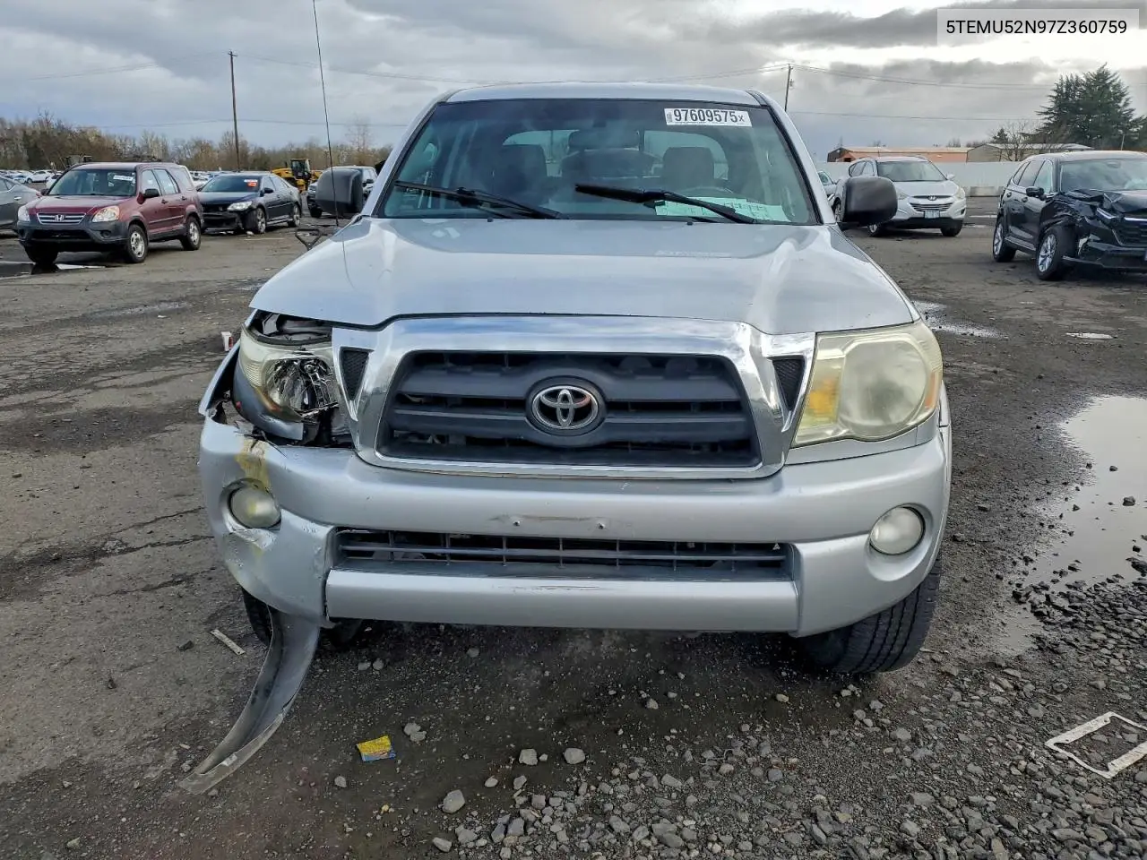 5TEMU52N97Z360759 2007 Toyota Tacoma Double Cab Long Bed