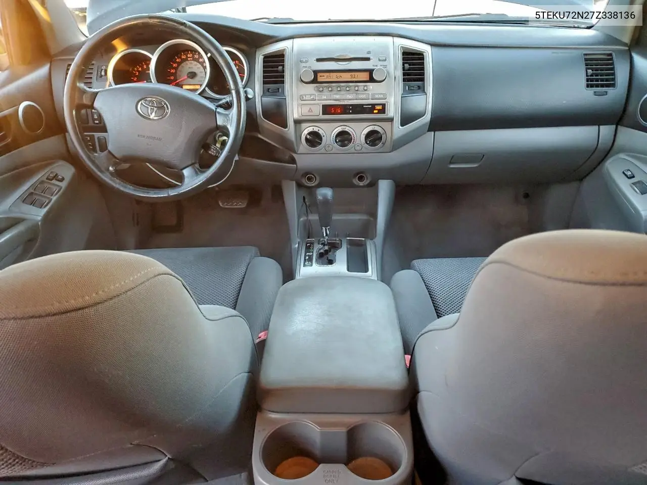 5TEKU72N27Z338136 2007 Toyota Tacoma Double Cab Prerunner Long Bed