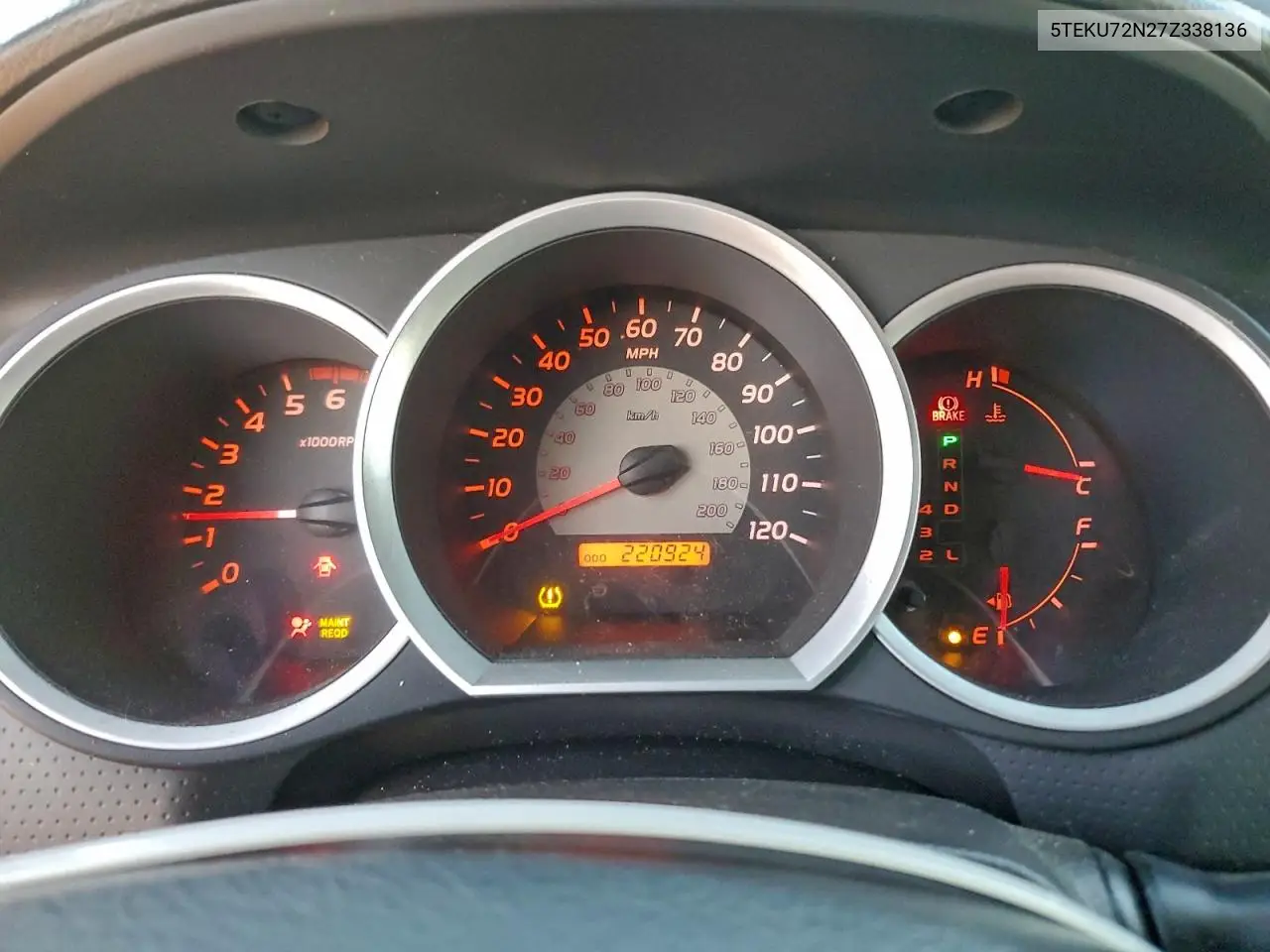 5TEKU72N27Z338136 2007 Toyota Tacoma Double Cab Prerunner Long Bed