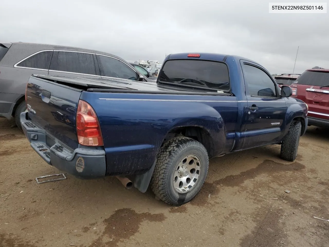 2008 Toyota Tacoma VIN: 5TENX22N98Z501146 Lot: 66243914