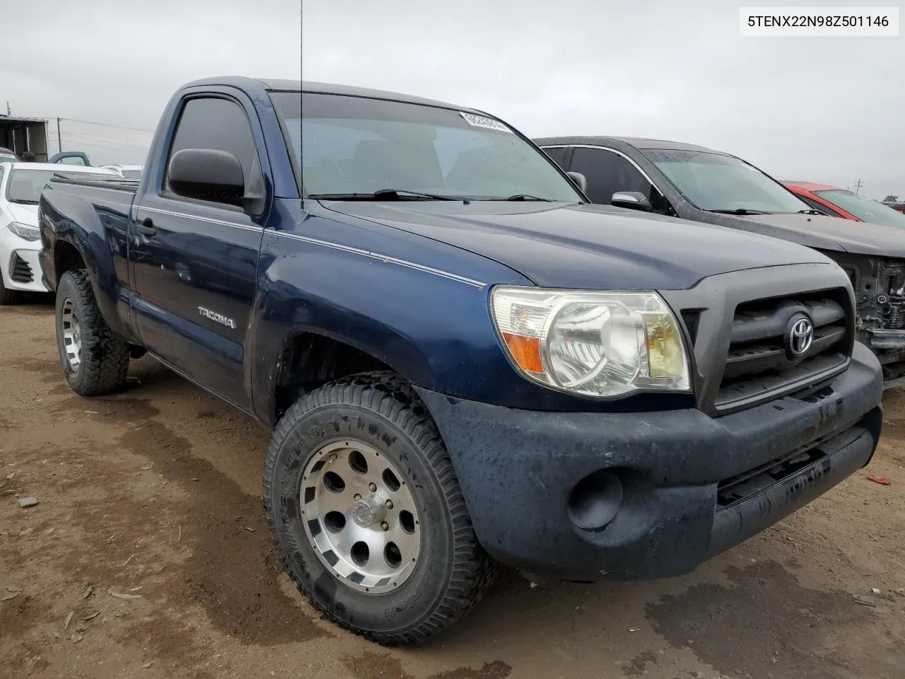 2008 Toyota Tacoma VIN: 5TENX22N98Z501146 Lot: 66243914