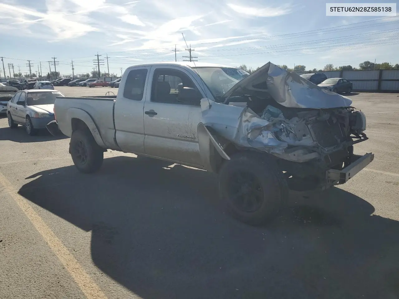 5TETU62N28Z585138 2008 Toyota Tacoma Prerunner Access Cab