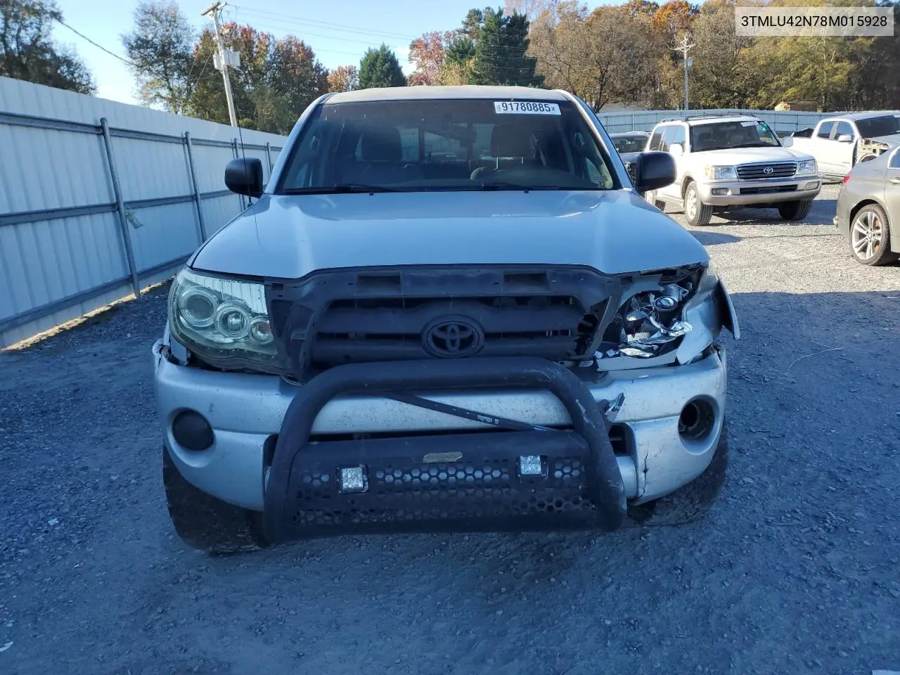 3TMLU42N78M015928 2008 Toyota Tacoma Double Cab