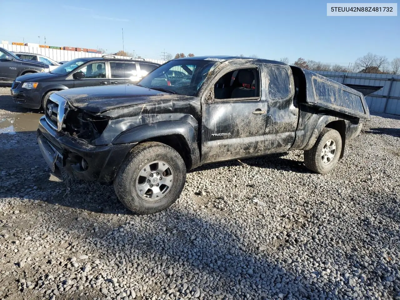5TEUU42N88Z481732 2008 Toyota Tacoma Access Cab