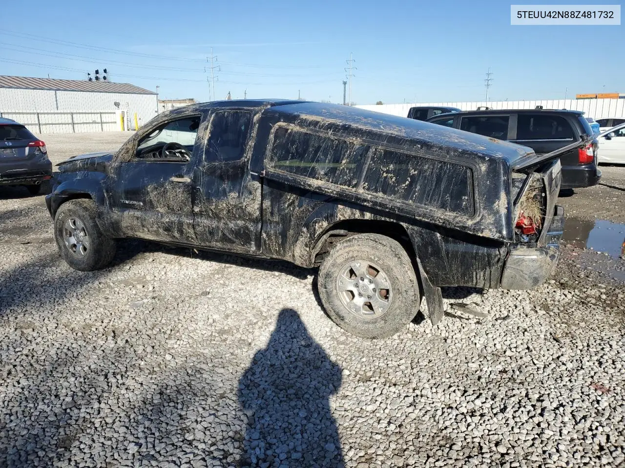 5TEUU42N88Z481732 2008 Toyota Tacoma Access Cab