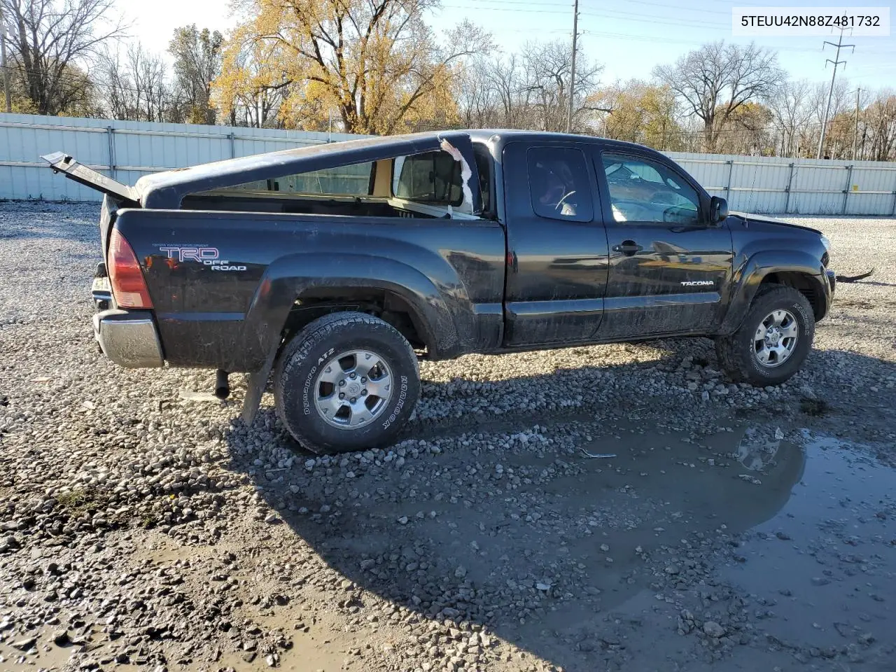 5TEUU42N88Z481732 2008 Toyota Tacoma Access Cab