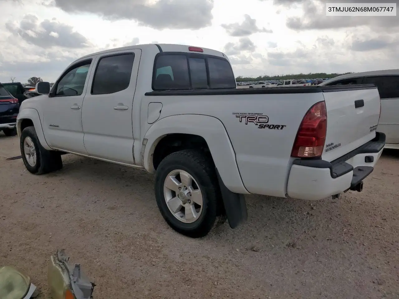 3TMJU62N68M067747 2008 Toyota Tacoma Double Cab Prerunner