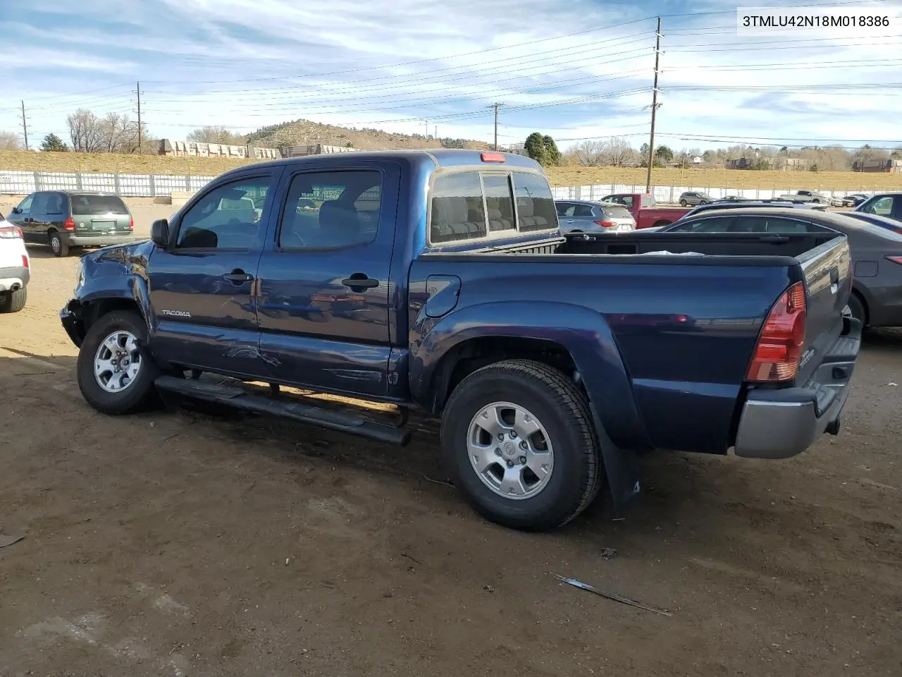 3TMLU42N18M018386 2008 Toyota Tacoma Double Cab