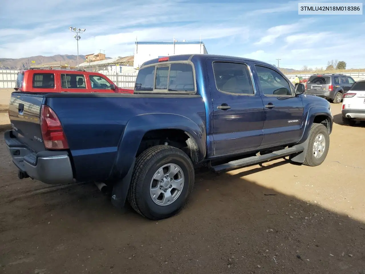 3TMLU42N18M018386 2008 Toyota Tacoma Double Cab