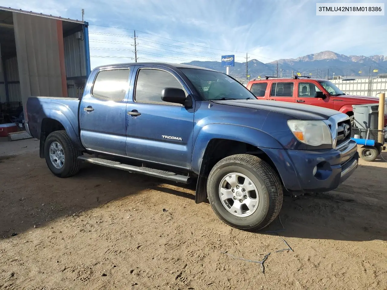 3TMLU42N18M018386 2008 Toyota Tacoma Double Cab