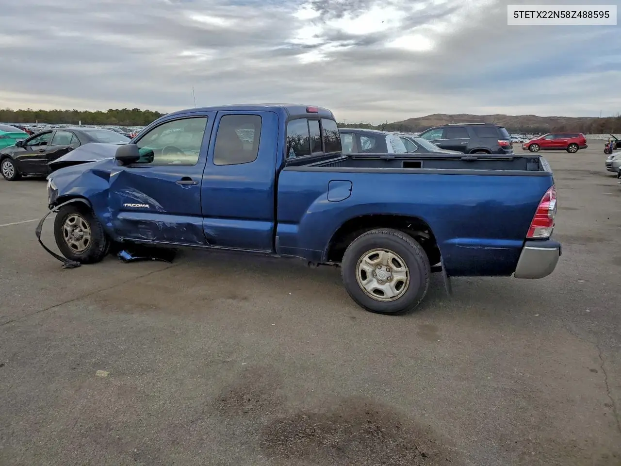 5TETX22N58Z488595 2008 Toyota Tacoma Access Cab