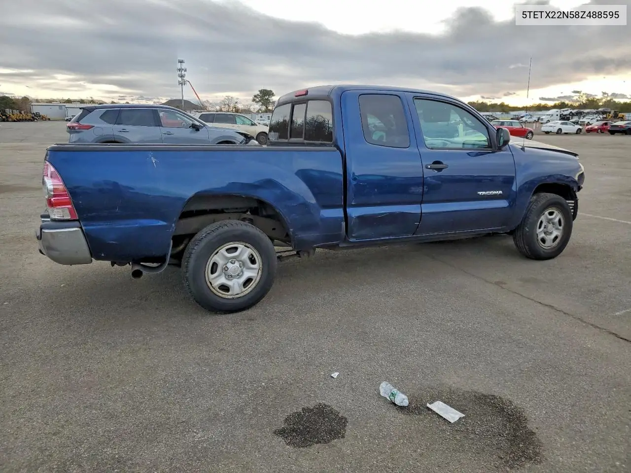 5TETX22N58Z488595 2008 Toyota Tacoma Access Cab