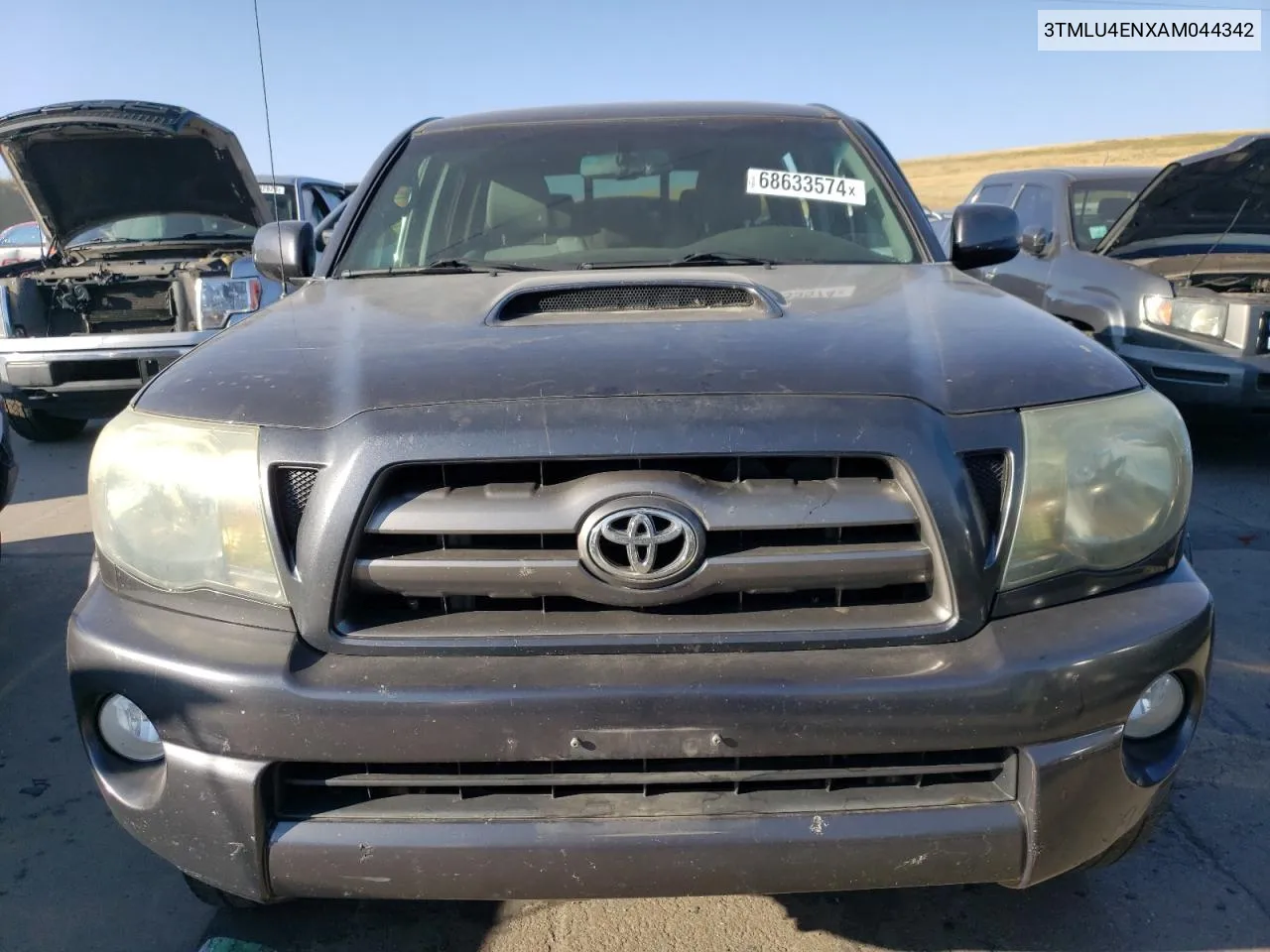 2010 Toyota Tacoma Double Cab VIN: 3TMLU4ENXAM044342 Lot: 68633574