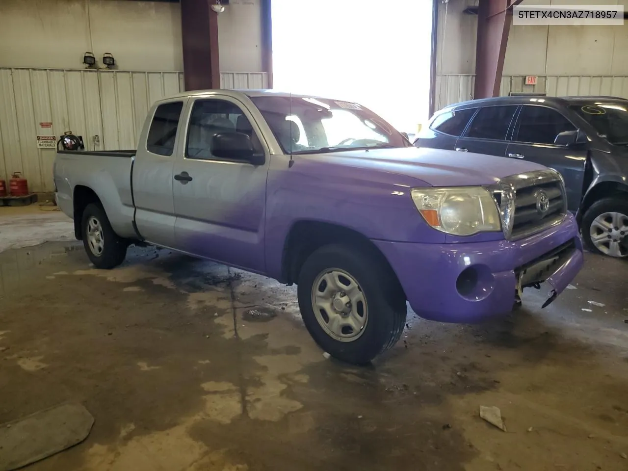 2010 Toyota Tacoma Access Cab VIN: 5TETX4CN3AZ718957 Lot: 71765414