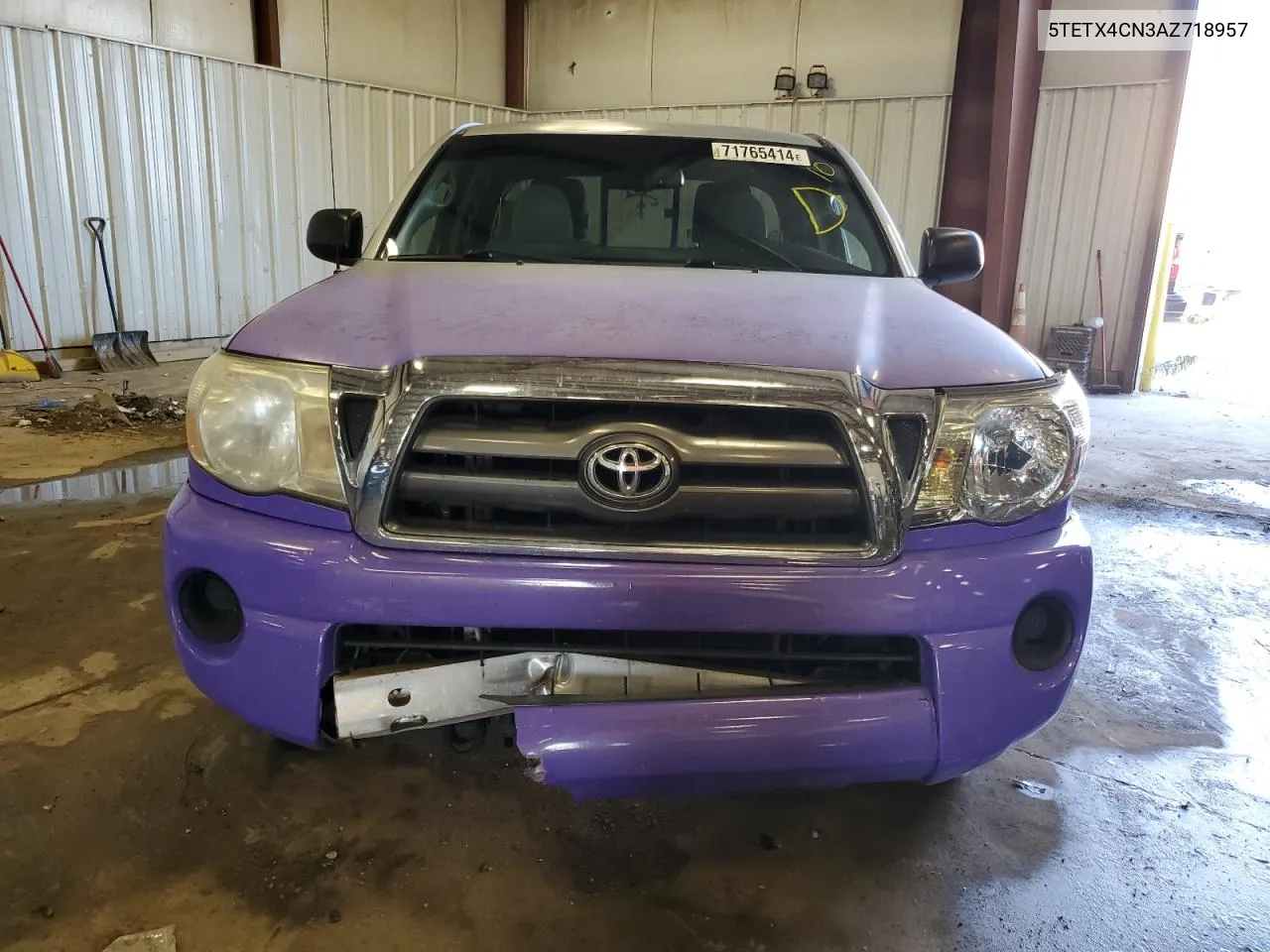 2010 Toyota Tacoma Access Cab VIN: 5TETX4CN3AZ718957 Lot: 71765414