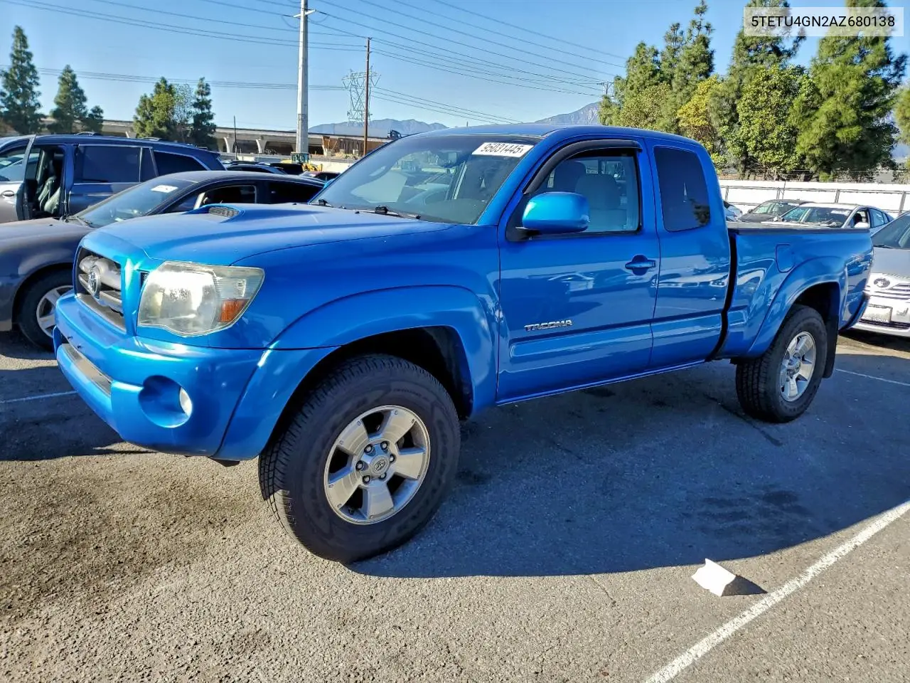 5TETU4GN2AZ680138 2010 Toyota Tacoma Prerunner Access Cab