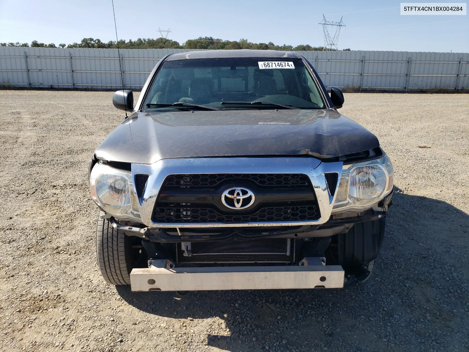 5TFTX4CN1BX004284 2011 Toyota Tacoma Access Cab