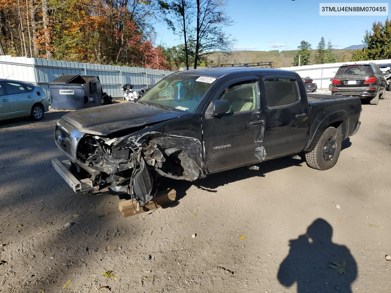 3TMLU4EN8BM070455 2011 Toyota Tacoma Double Cab