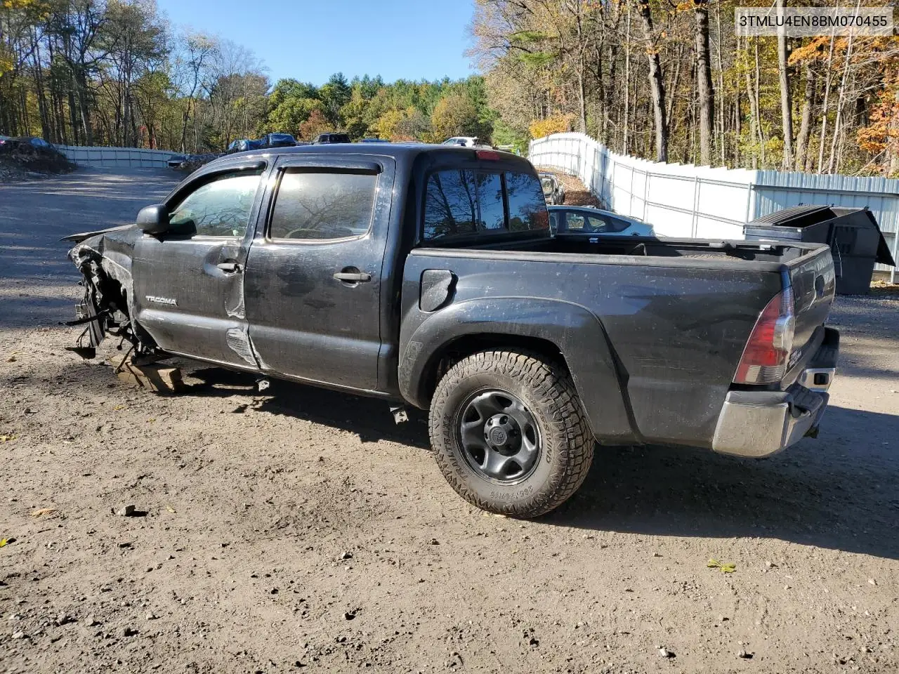 3TMLU4EN8BM070455 2011 Toyota Tacoma Double Cab
