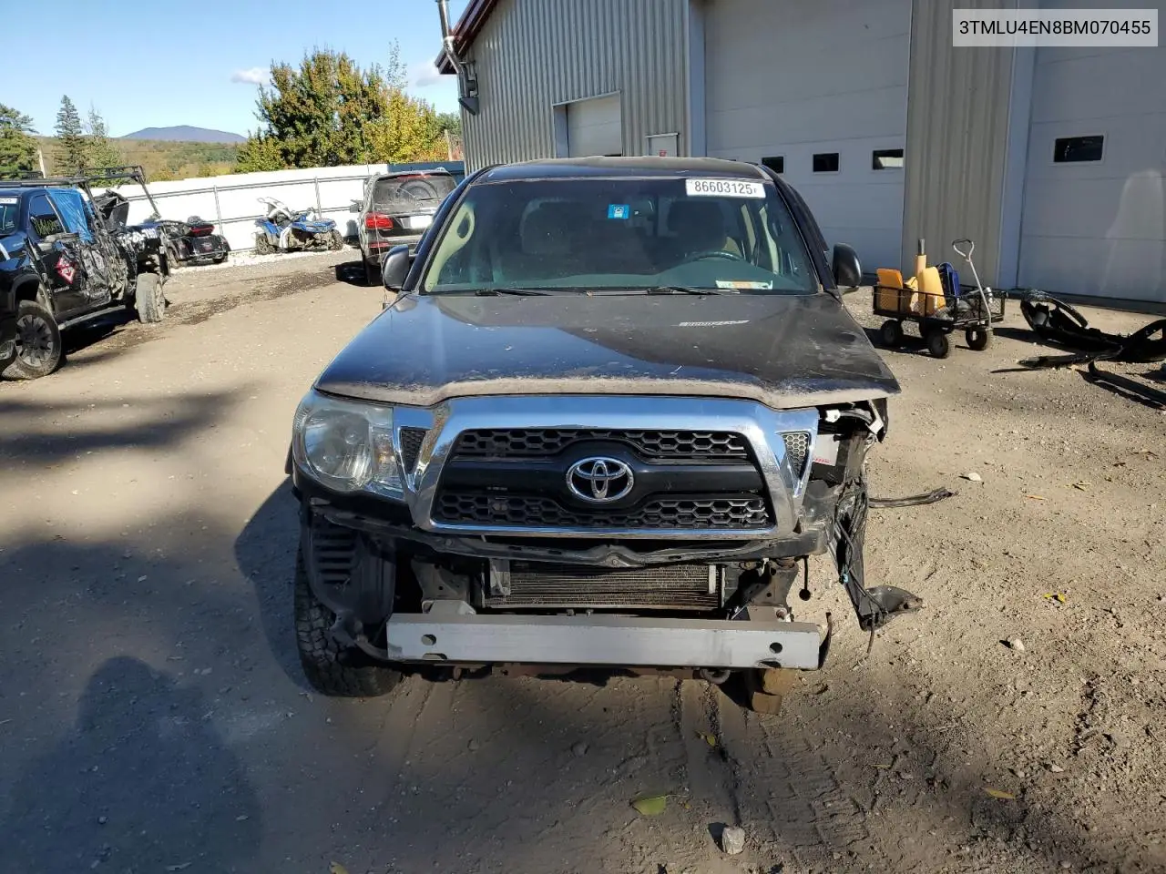 3TMLU4EN8BM070455 2011 Toyota Tacoma Double Cab