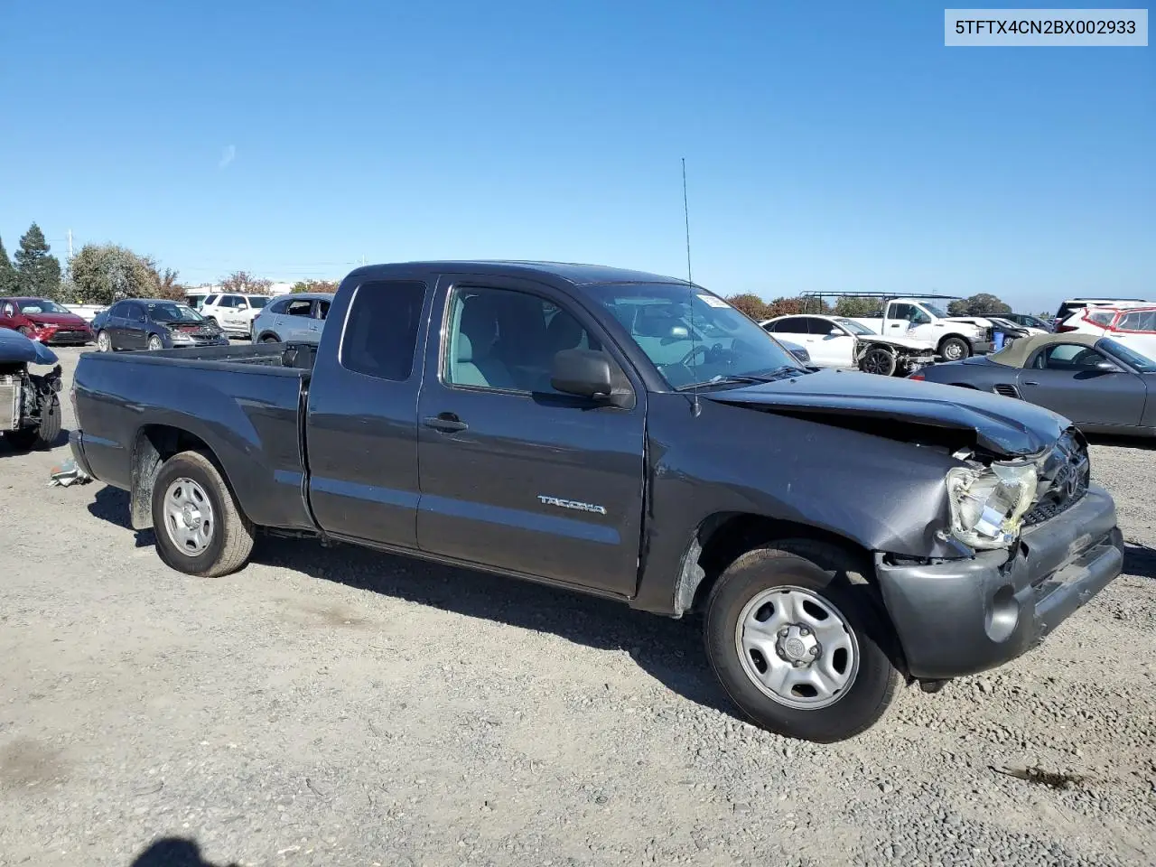 5TFTX4CN2BX002933 2011 Toyota Tacoma Access Cab