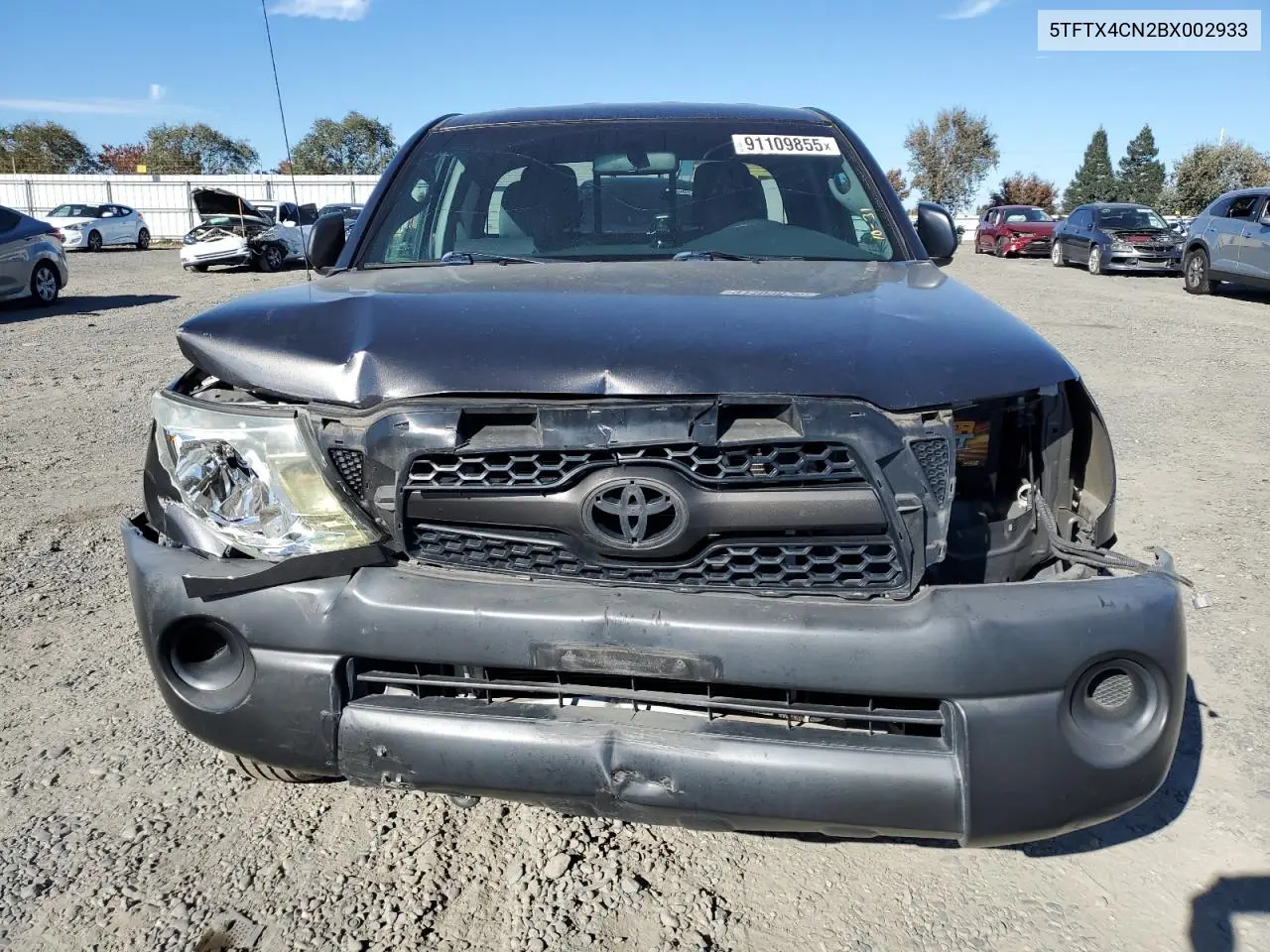 5TFTX4CN2BX002933 2011 Toyota Tacoma Access Cab