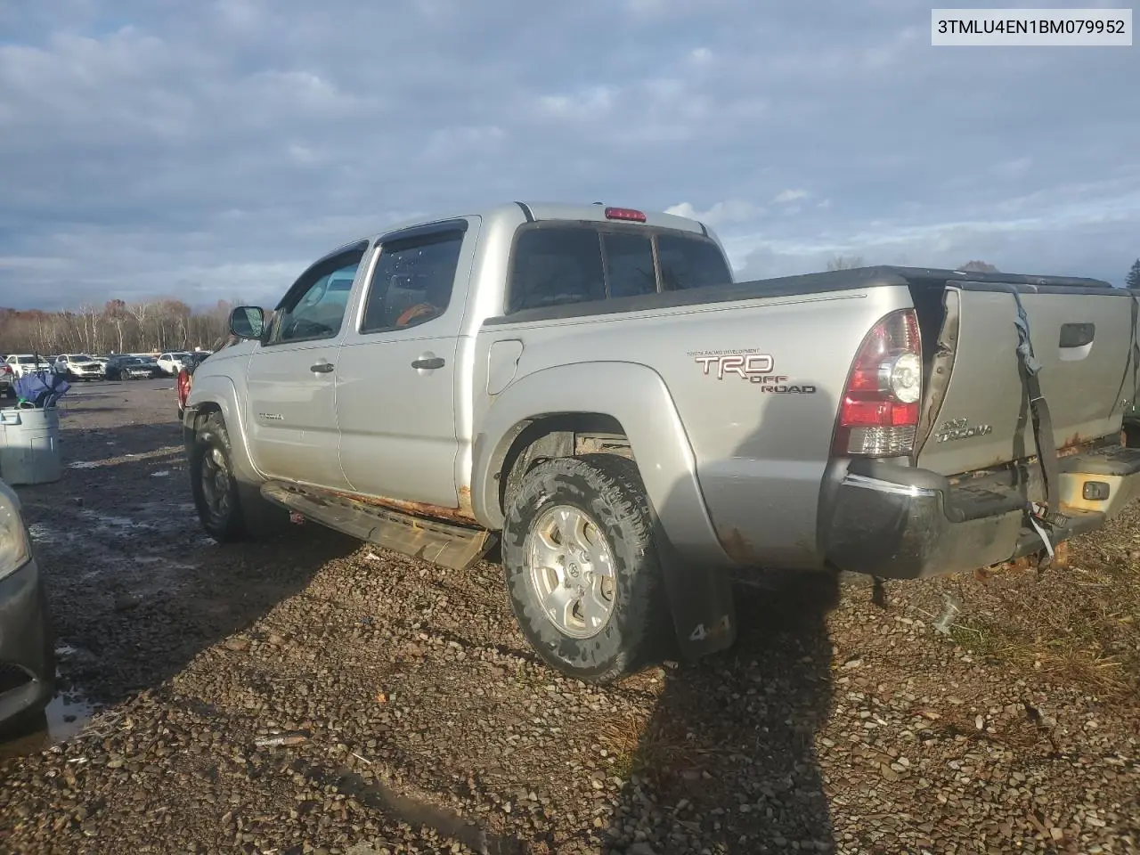 3TMLU4EN1BM079952 2011 Toyota Tacoma Double Cab