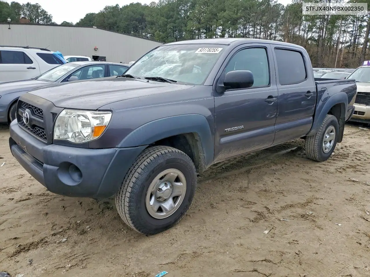 5TFJX4GN9BX002350 2011 Toyota Tacoma Double Cab