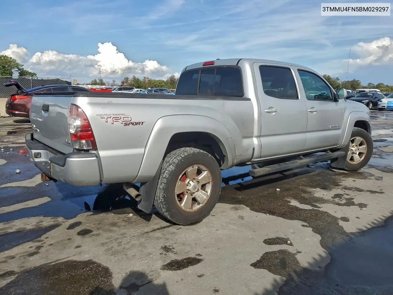 3TMMU4FN5BM029297 2011 Toyota Tacoma Double Cab Long Bed
