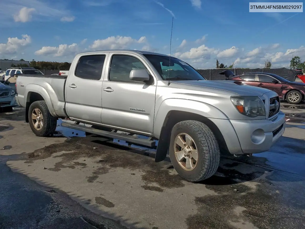 3TMMU4FN5BM029297 2011 Toyota Tacoma Double Cab Long Bed